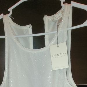 White formal dress